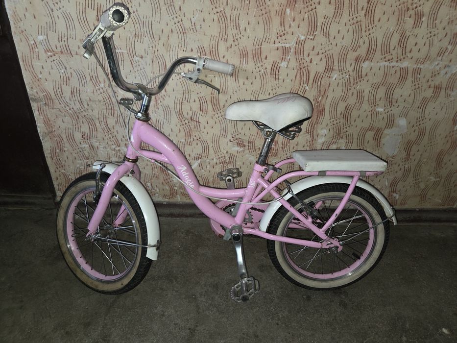 Bicicleta copiii fete roz de 16inch 4-8 ani