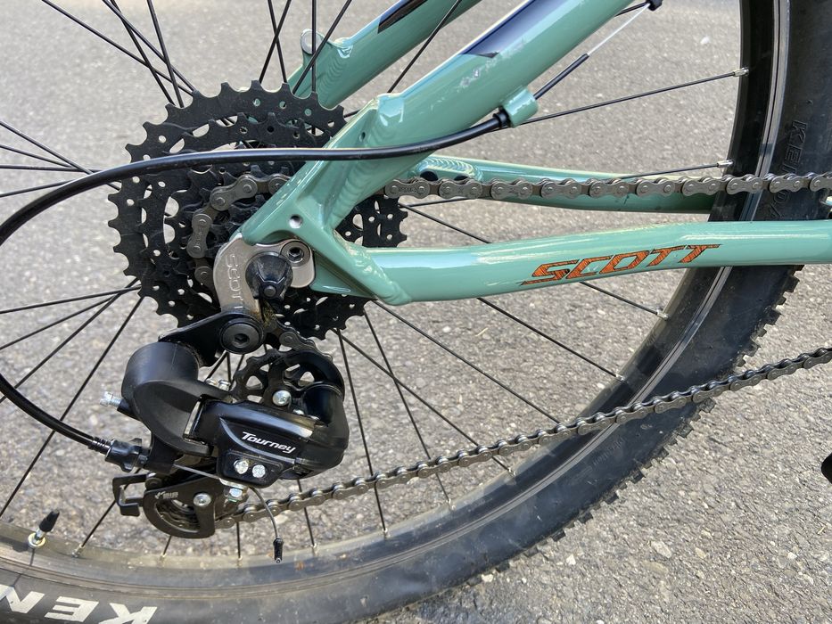 Scott Roxter 26 XS verde – foarte puțin folosită + accesorii