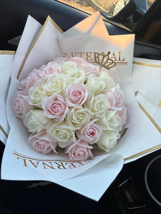 Buchete trandafiri sapun