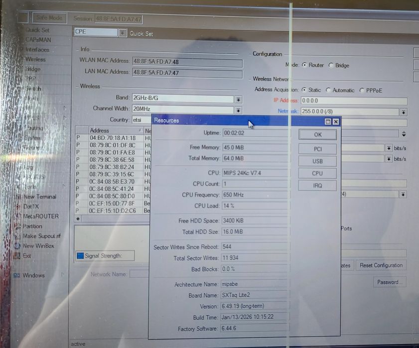 Mikrotik RBSXTsq5HPnD
