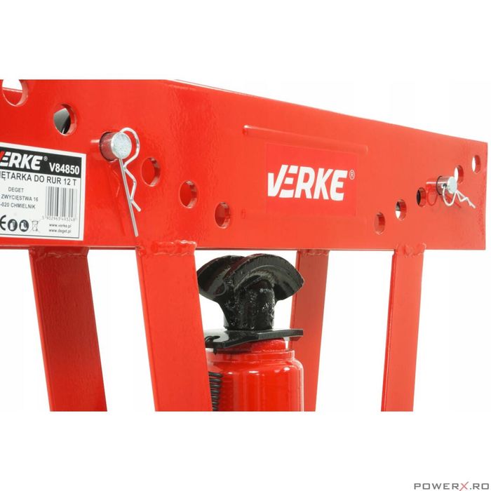 Masina hidraulica pentru indoit tevi, presa 12 tone, Verke