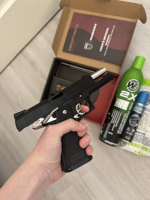 Airsoft GE Colt 1991 greengas full metal