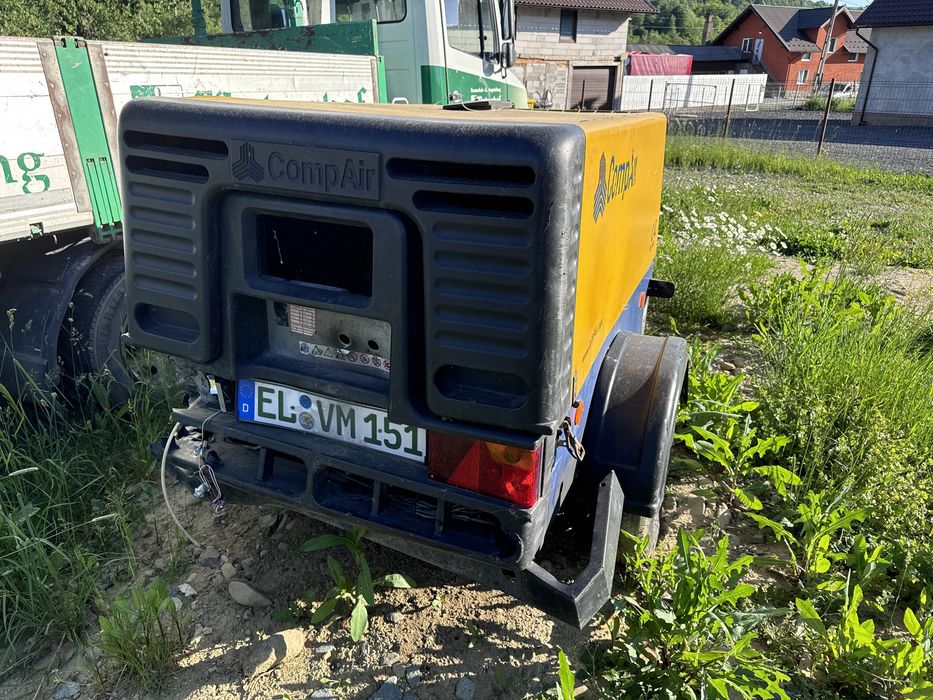 Motocompresor Compair diesel accidentat