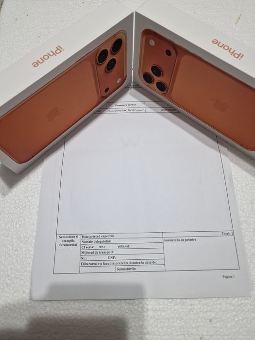 De vânzare  IPHONE 17 PRO MAX 256GB Sigilate , noi cu Garantie 24 luni Magazin
