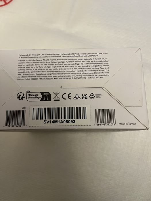 Statie meteo EVE -nou