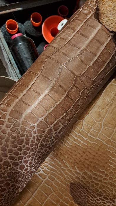 Piele tabacita, piele la metru, leather handmade