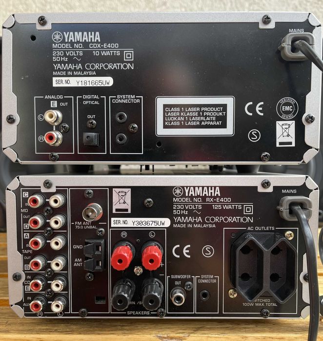 YAMAHA pianocraft receiver CD RX-E400 CDX-E400