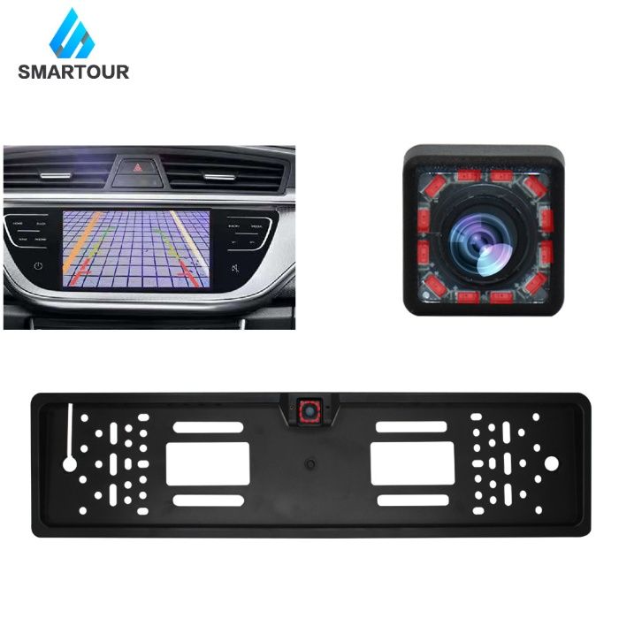 Автокамера рамка за рег.номер . Камера за заден ход. PC12