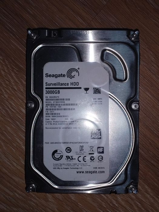 Жёсткий диск на 3тб