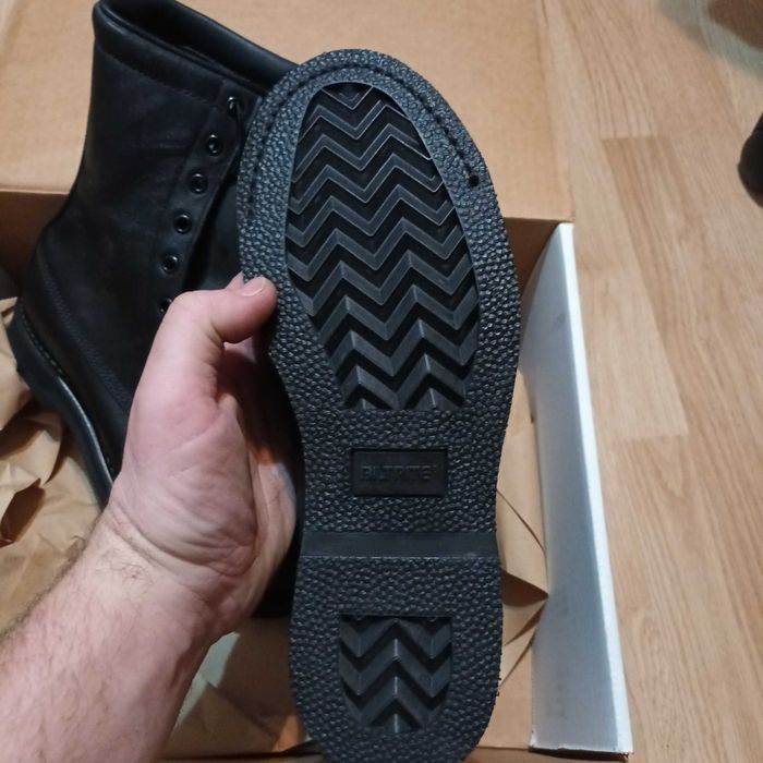 Bocanci militari Addison USA, Piele naturala Neagra 5,5R, masura 39-40