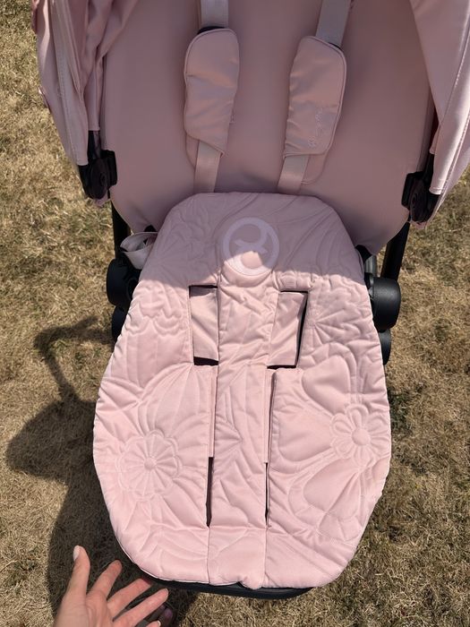 Тапицерия за седалка Cybex Priam 4 Simply flowers розова