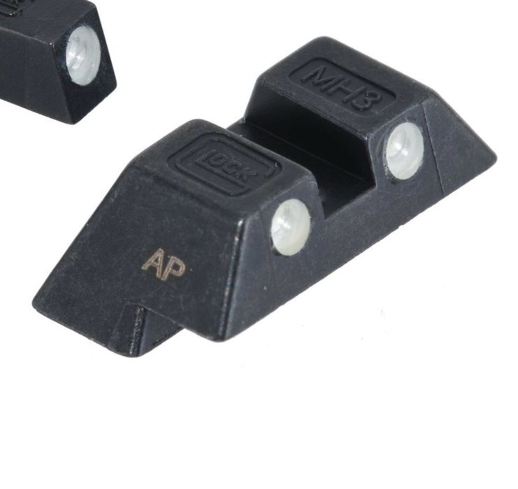 Vand aparate ochire (catare) cu tritium si doua tocuri pistol, toate originale Glock