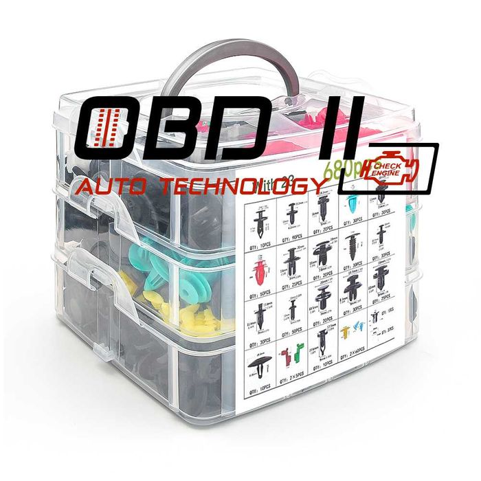 Ремонтен комплект крепежи и инструменти за автомобили 620 броя