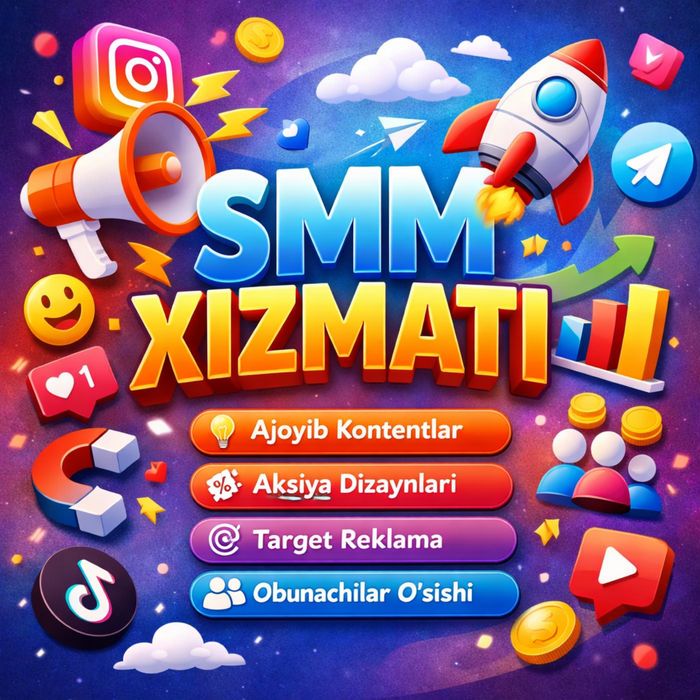 Smm Videografxizmati - Marketing xizmatlari Toshkent на Olx