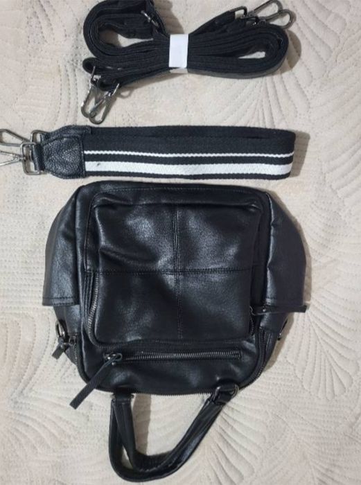 Трансформер сумка натуральная кожа