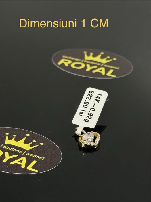 Bijuteria ROYAL : Pandantiv AUR 14K NOU / 0.92 GR