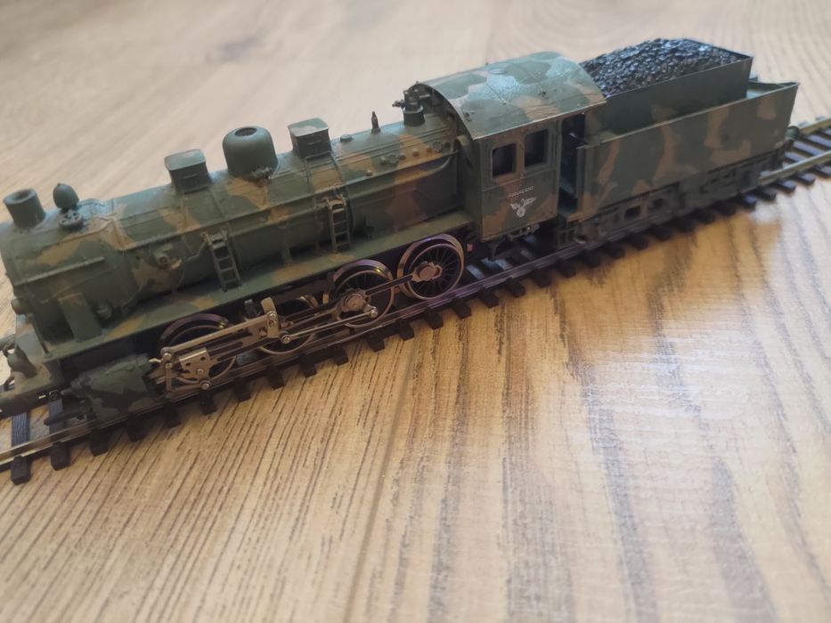 PIKO BR 55 Military locomotivă cu abur H0 camuflaj militar