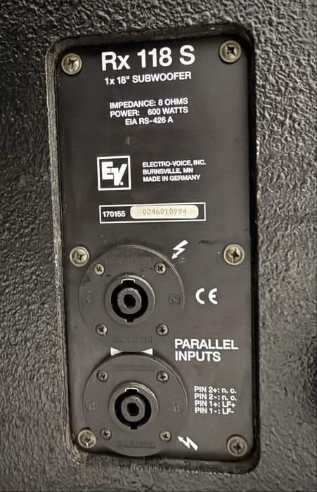 Vand basi Electrovoice EV RX118-S