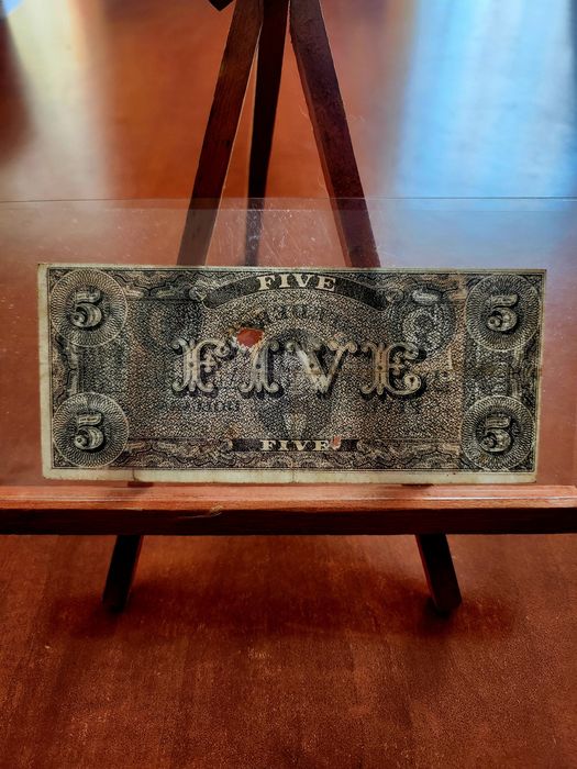 5 Dolari Statele Confederate ale Americii 1861, Replica.