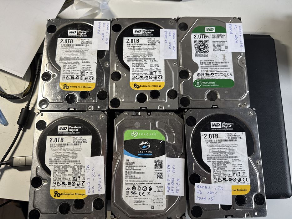 Hard-disk 2tb WD, Seagate SURVEILLANCE