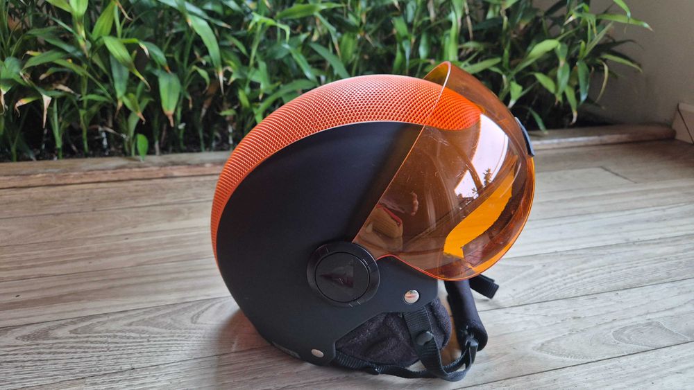 Оранжев, дамски ски шлем, каска за ски, размер S-56, Dainese