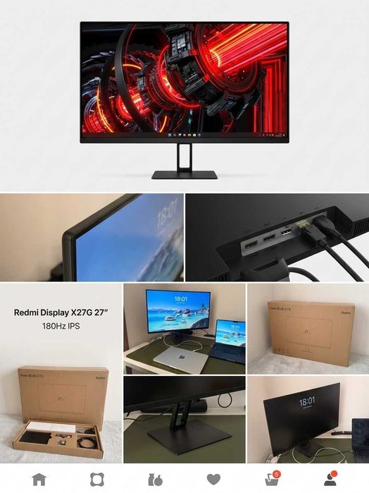Игровой монитор Xiaomi Redmi Display X27G 180Hz IPS