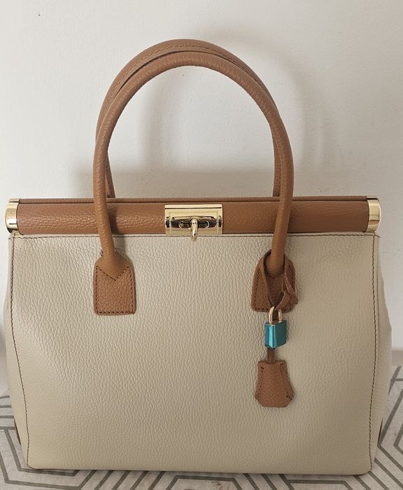 Geanta damă noua superba din piele naturala Made in Italy