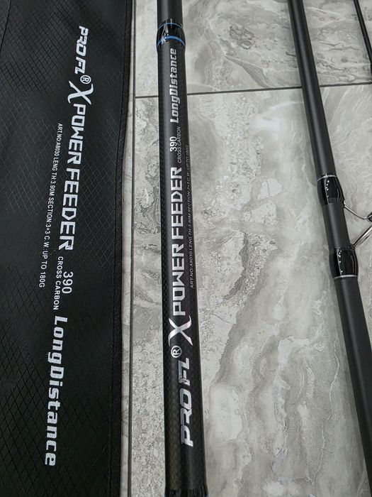 2 Lansete PROFL X POWER FEEDER 3.90m 180g + 2 Mulinete Feeder PRO FL CP6500 NEW 2026
