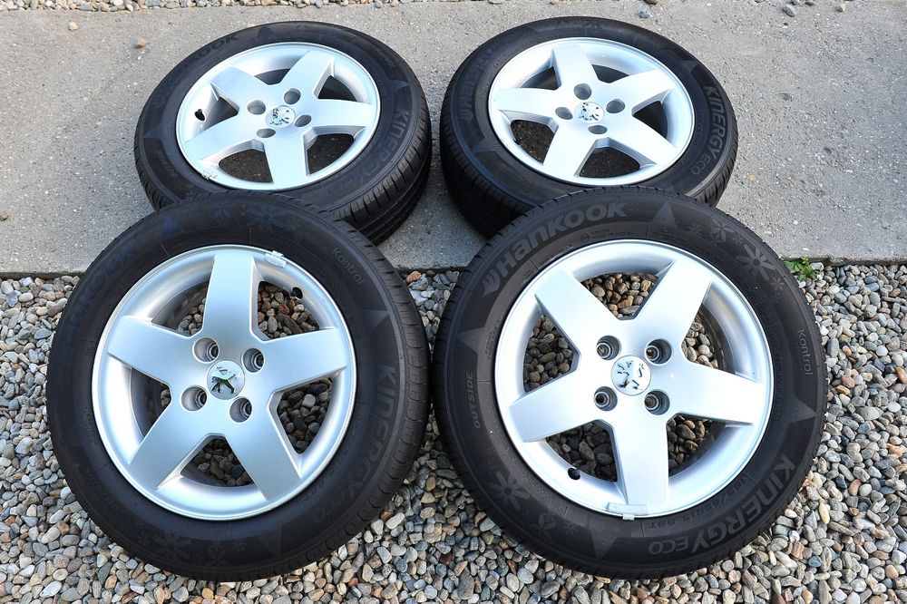 Roti/Jante 4x108 Peugeot 206 207 anvelope vara  185 65 15