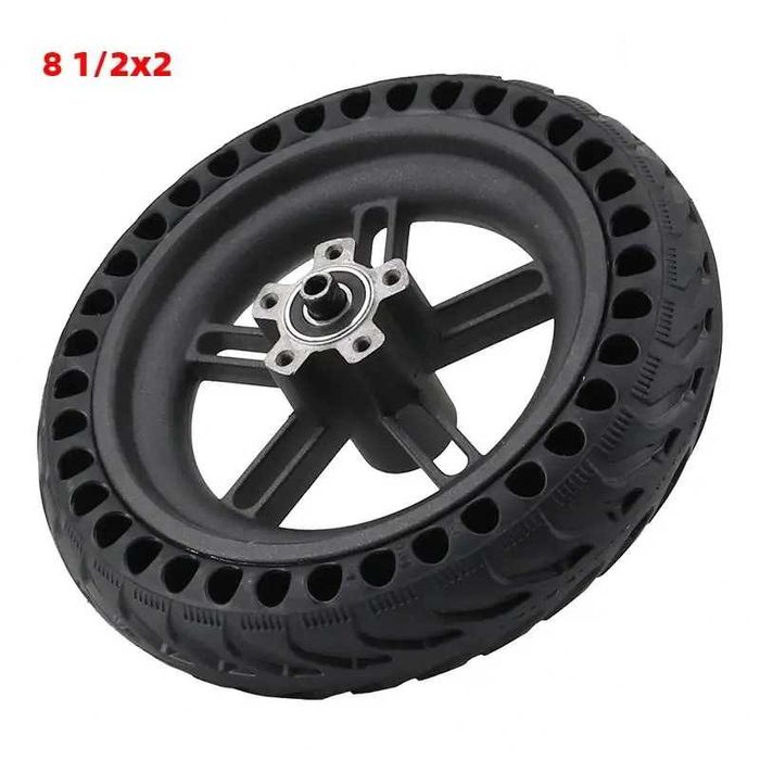 Roata spate cu cauciuc plin montat trotineta Xiaomi M365 1S Pro Pro 2