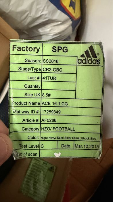 Adidas Ace 16.1 cage pantofi fotbal ca noi