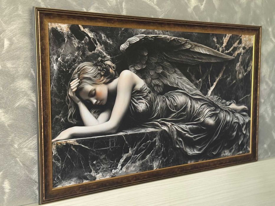 Tablou Artxlife- Sleeping Angel Black Marble
