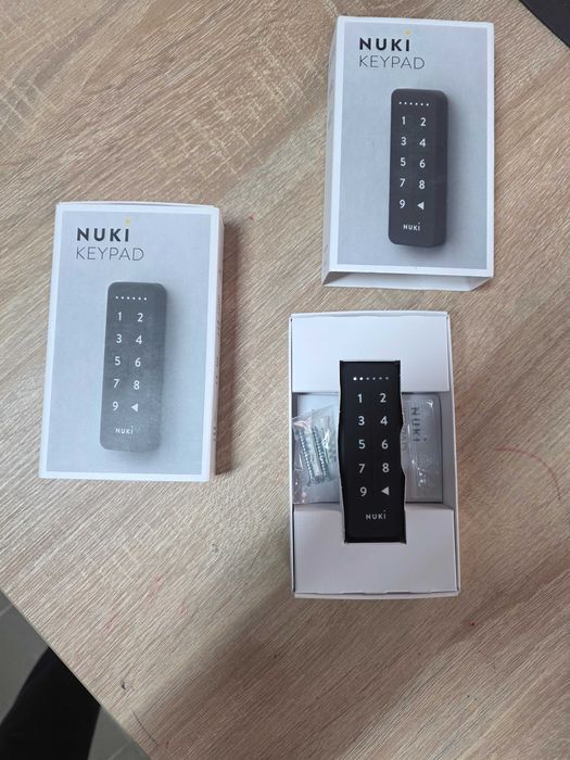 Tastatura inteligenta Nuki Keypad, Bluetooth 5.0, Pentru Nuki Smart Lock, Operare cod de acces