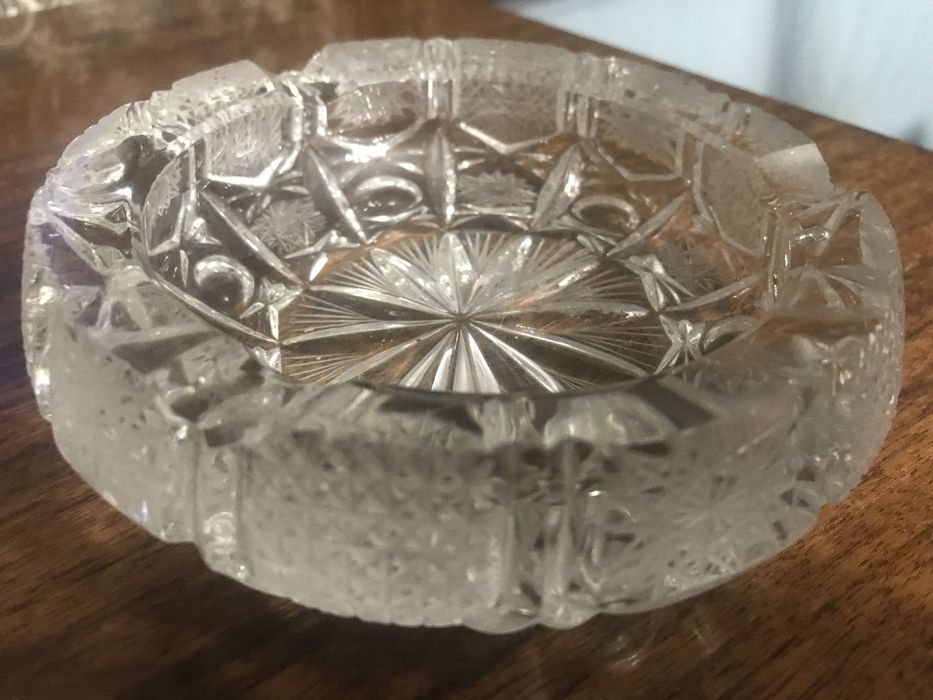 Пепельница хрустальная СССР ретро винтаж