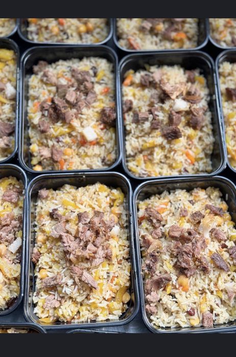 Доставка еда на стройку вкусно и халал