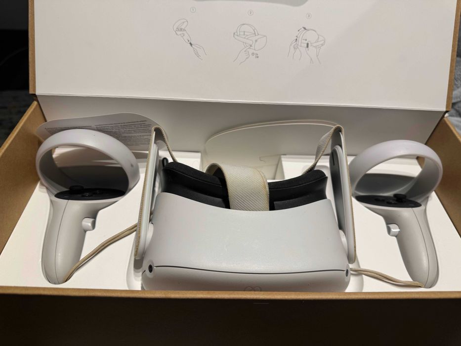 Vr Meta Quest 2, 256 GB, Alb+cont cu jocuri pe steam