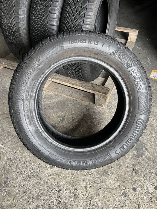 4 anvelope de iarna 185/65/15 Continental 7-8 mm!
