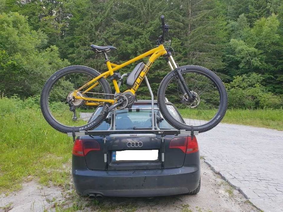 Багажник за 2 броя велосипеди Thule ClipOn High 9105 предимно за автомобили хечбек