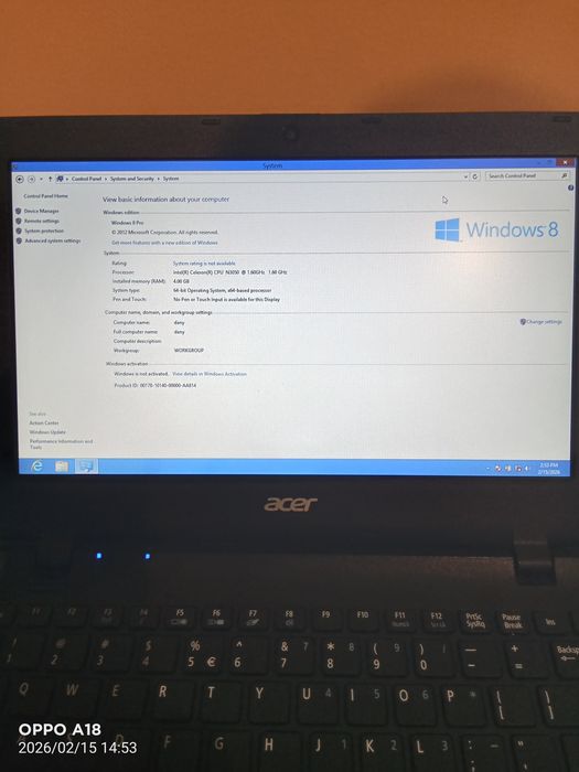 Vind Acer travelmate