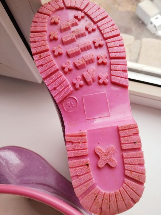 Резиновые сапожки для девочки 29 р-ра