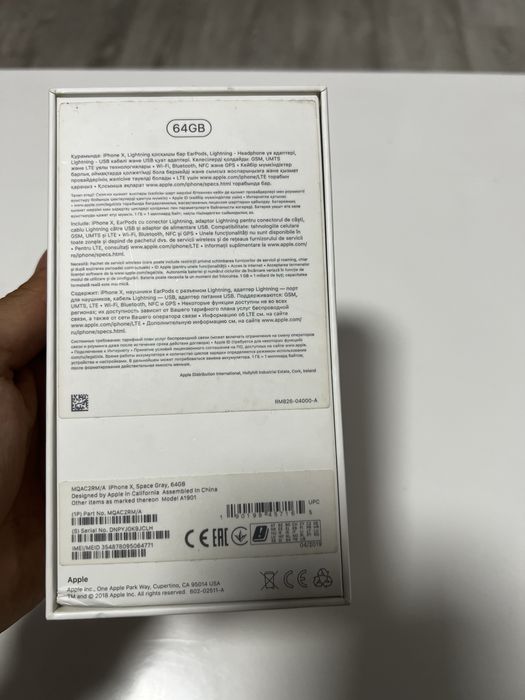 iPhone X de 64GB, Space Gray