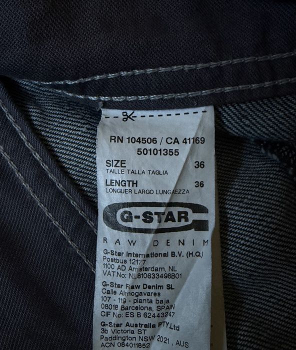 G-Star RAW Y2K редки бродирани дънки 36
