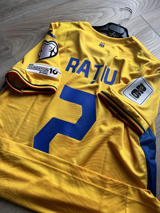 Tricou de fotbal Joma Nationala Romaniei Romania marime L Andrei Ratiu