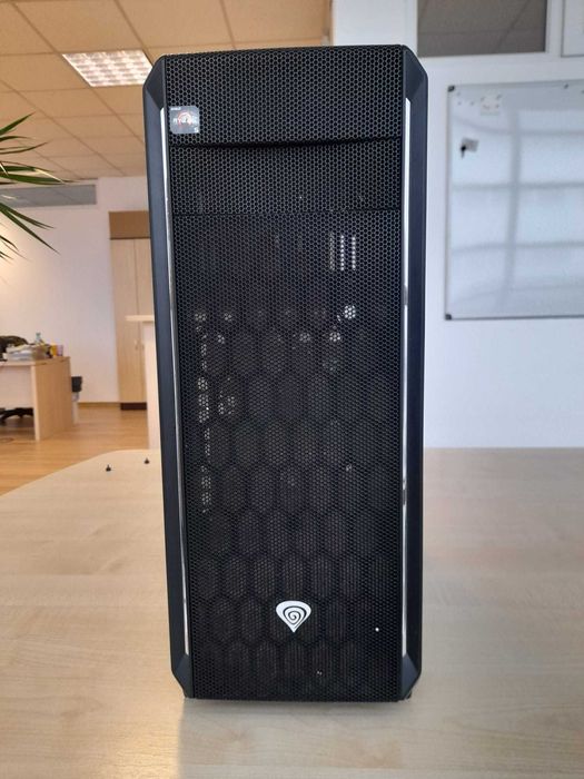 Carcasa PC tower MYRIA, ATX, neagra - 3 ventilatoare incluse 140 lei
