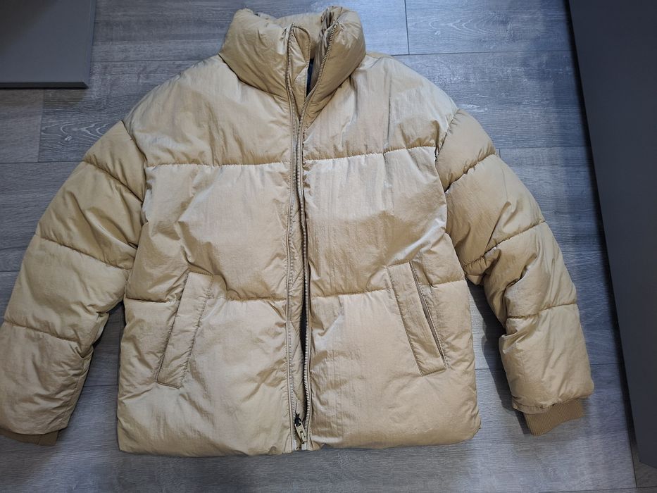 Geaca pentru barbati de iarna, fara gluga cu aspect bufant