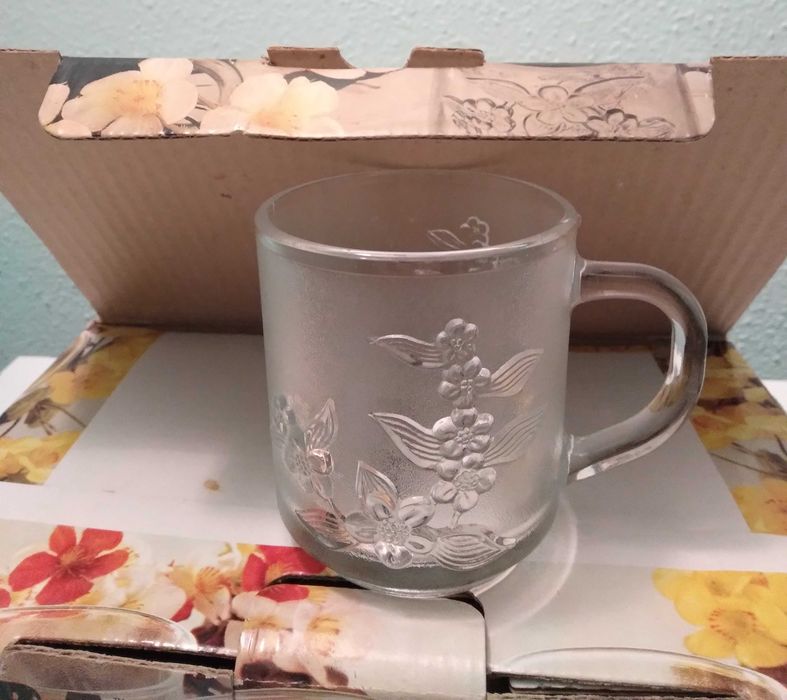 Set de căni termorezistente pentru cafea sau ceai