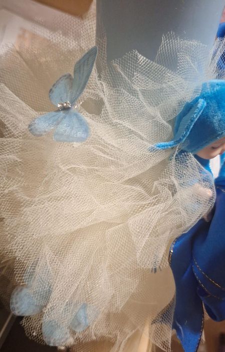 Lumânare Botez Băiețel - Bleu