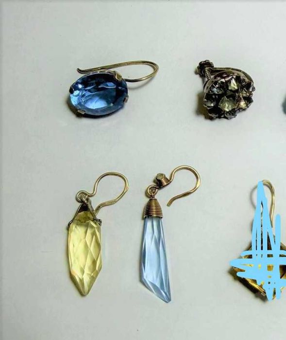 Серебряные кулоны 875 проба СССР