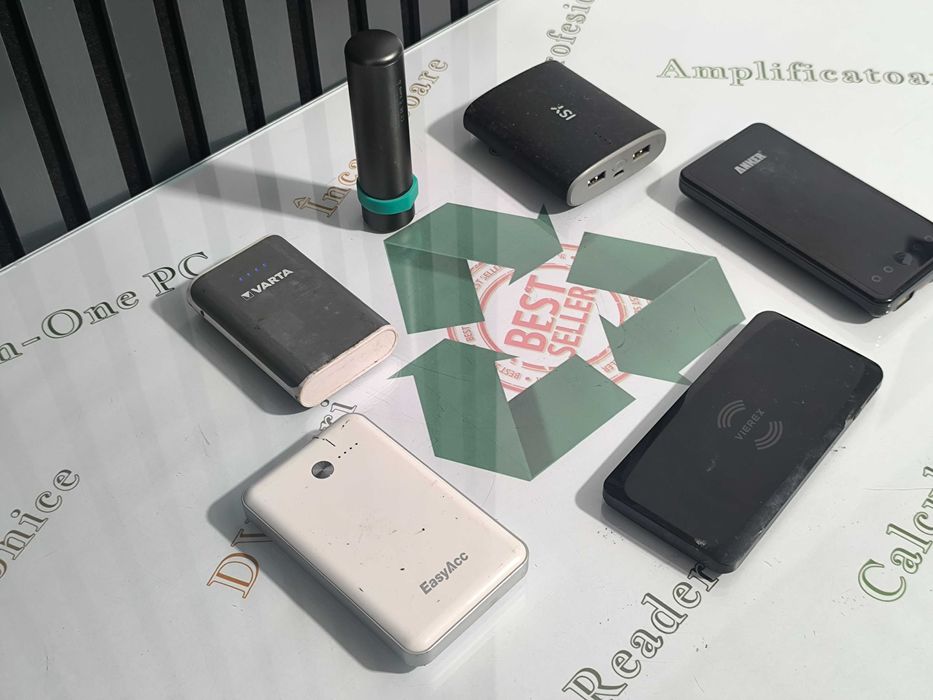 Lot Power Bank-uri și Încărcătoare Portabile - Diverse Mărci
