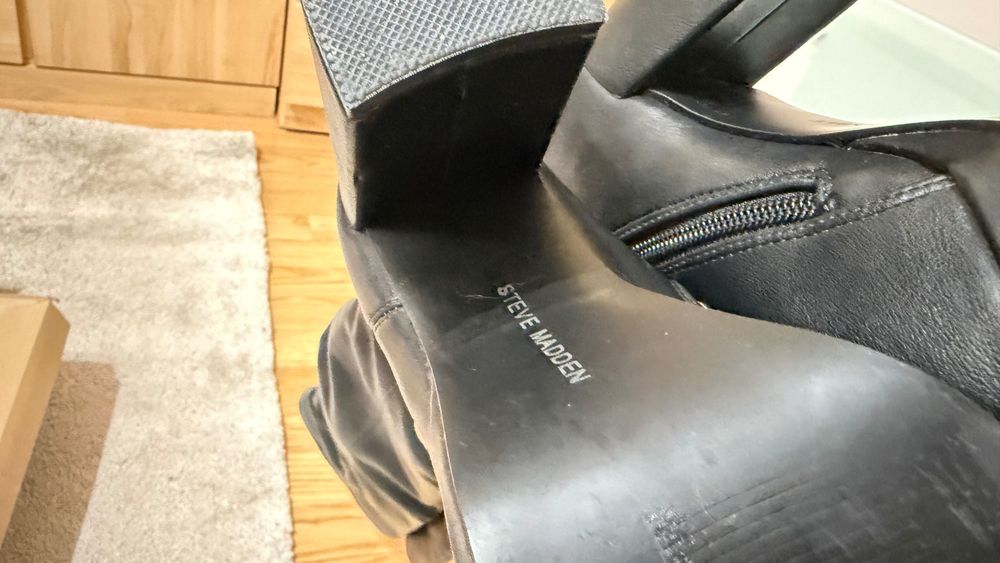 Steve Madden Кожени Ботуши 37
